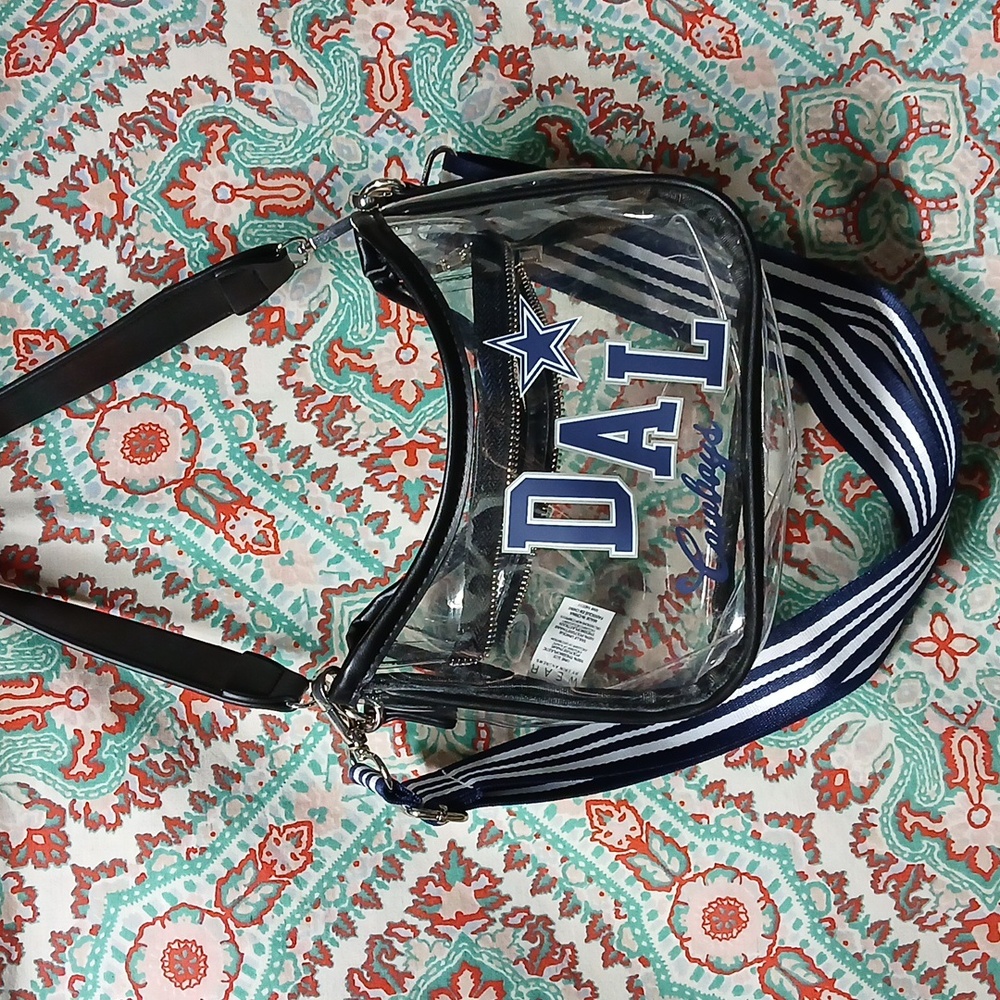 Wear by Erin Andrews Clear Dallas Cowboys Bag - Picture 13 of 14